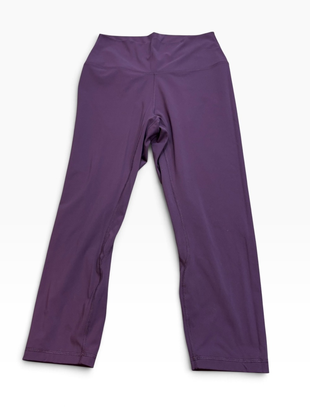 Ladies CRZ Yoga Brand Cropped Burgundy Plum Leggings Size Small